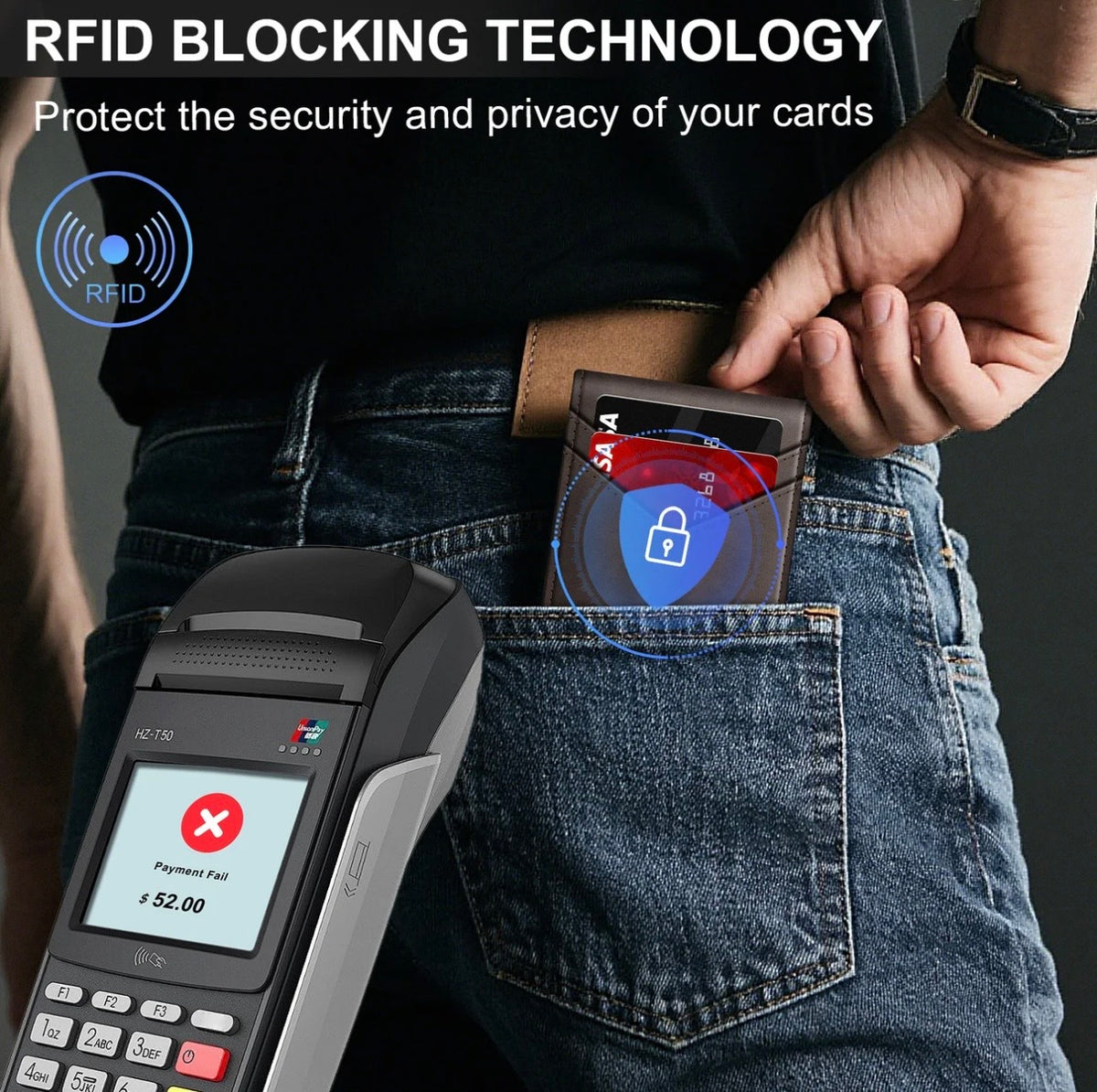 Valtro Pop-Up RFID Wallet product detail