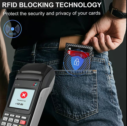 Valtro Pop-Up RFID Wallet in Carbon Black - product view 5